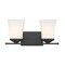 Z-Lite Darcy 2 Light Vanity, Matte Black & Etched Opal 1939-2V-MB - alternate 4